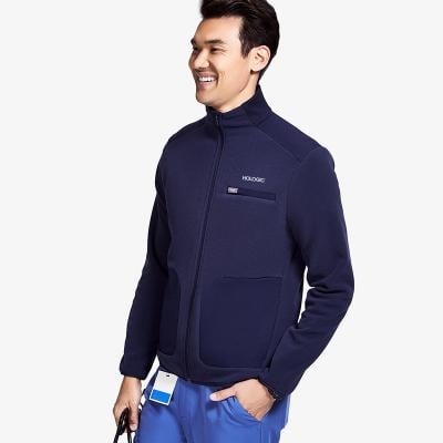 Men's On-Shift Fleece Scrub Jacket-02