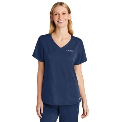 WonderWink® Women’s Premiere Flex™ Mock Wrap Top-05