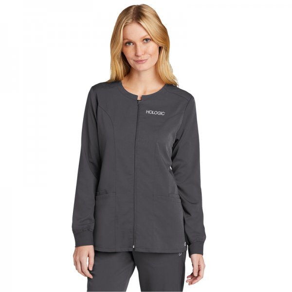 WonderWink® Women’s Premiere Flex™ Full-Zip Scrub Jacket-0001