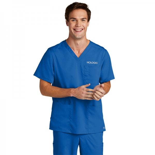 WonderWink® Men's Premiere Flex™ V-Neck Top-0000