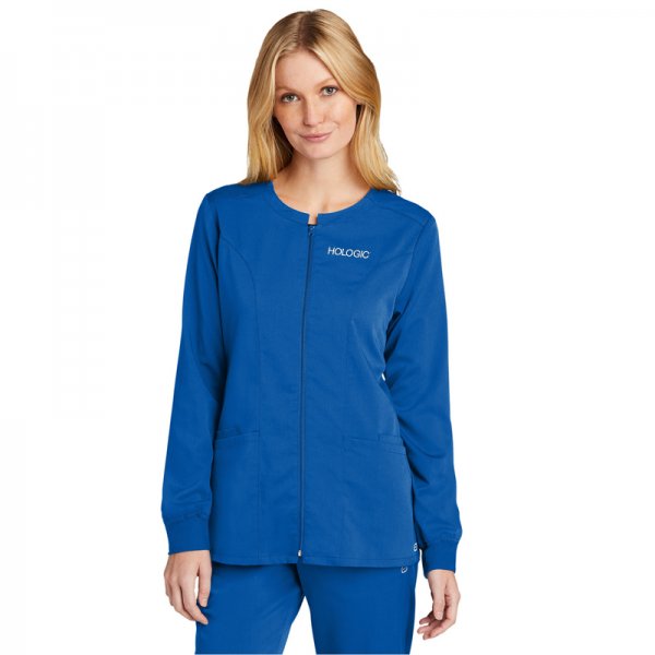 WonderWink® Women’s Premiere Flex™ Full-Zip Scrub Jacket-0000